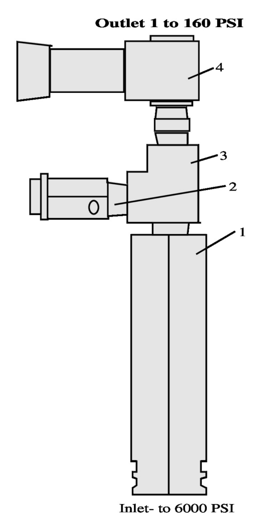 Controlling Pressures in the 1 to 200 PSI Range Drawing 1553 Aqua Environment Co., Inc.